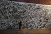 Water based pigment ink on wall